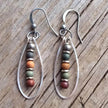 Turquoise Beaded Bohemian Vintage Earrings