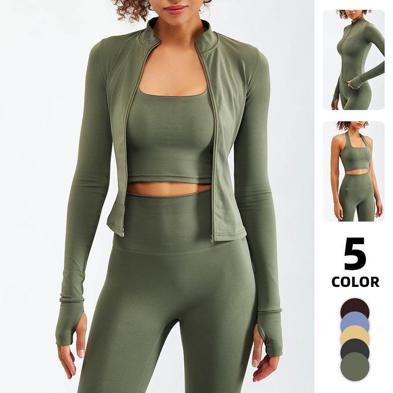 2pcs set Nude Feel Workout Outfit set Gym Clothes for women