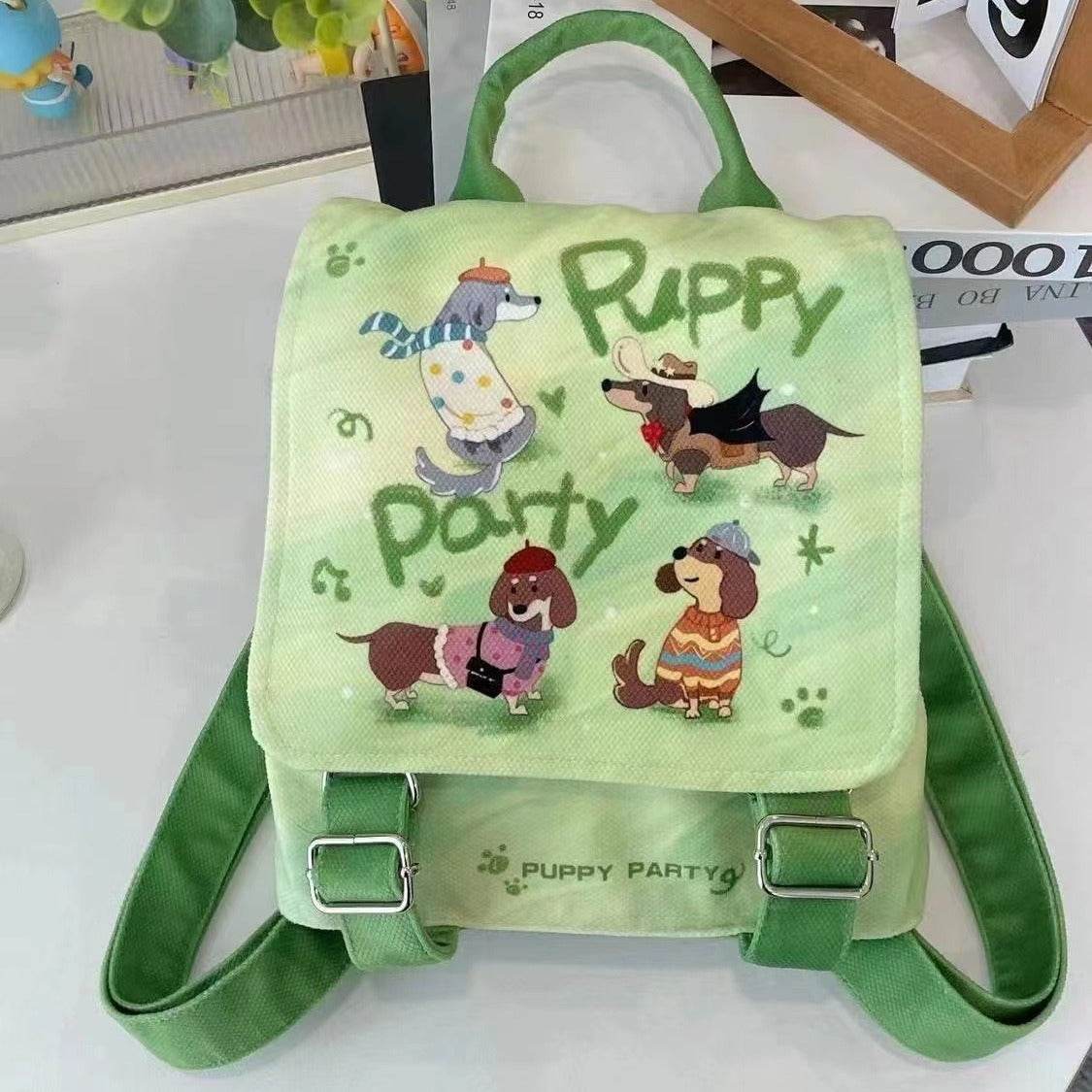 Puppy Party Backpack – Cute School Bag for Kids