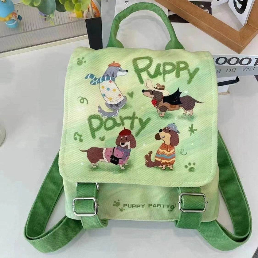 Puppy Party Backpack – Cute School Bag for Kids