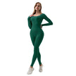 Yoga Jumpsuit & Workout Clothes Slim Thread Long Sleeve Yoga Jumpsuit