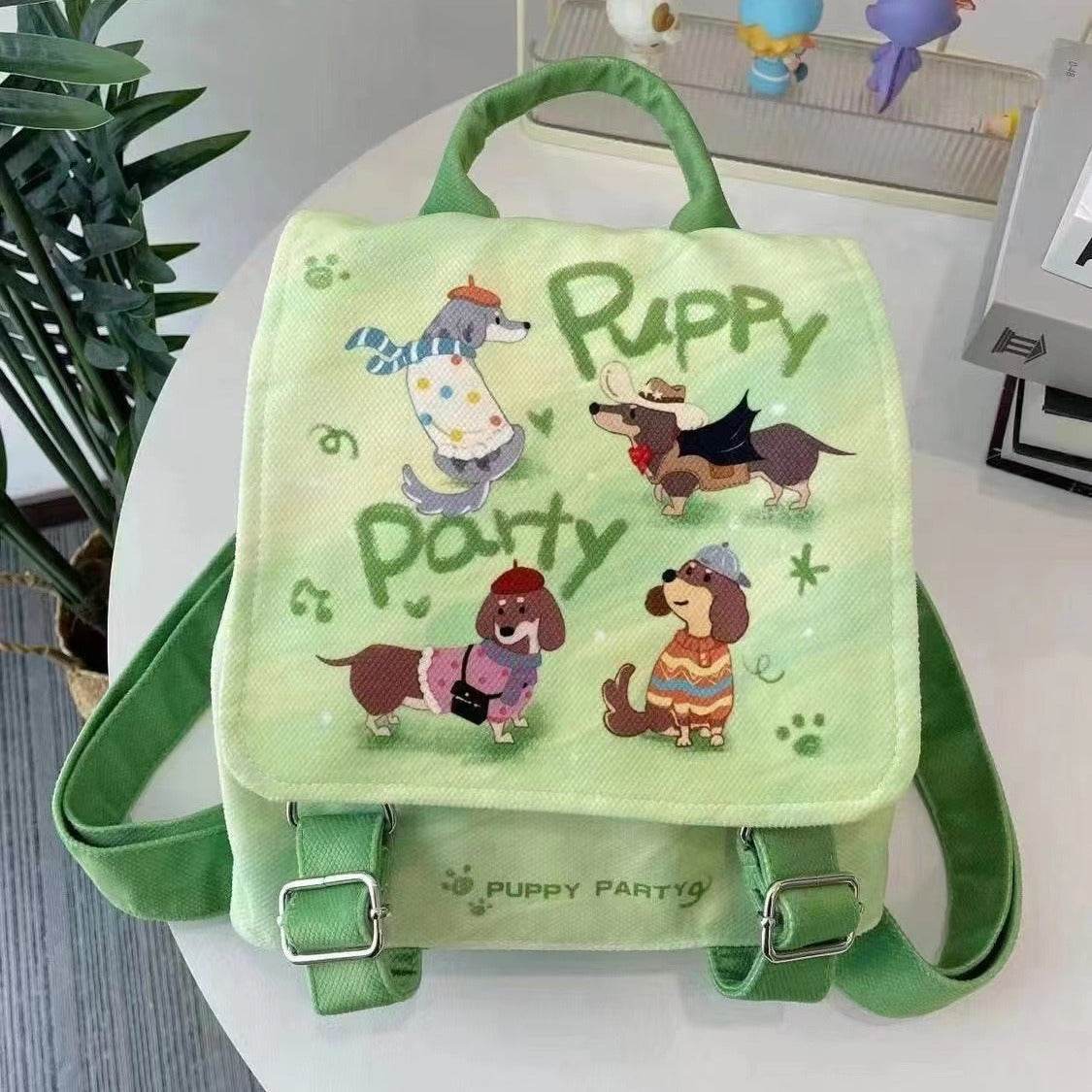 Puppy Party Backpack – Cute School Bag for Kids
