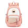 Girls' Portable Burden-Relief School Backpack – Lightweight Nylon Bag | Pink, Blue, Black