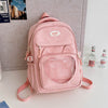 Large Capacity Kids School Backpack – Nylon Bookbag for Primary Students | Pink, Blue, Black