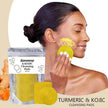 Facial Exfoliating Sponges with Turmeric & Kojic Acid – Oil Control & Dead Skin Removal