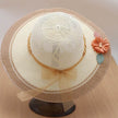 New Summer Outdoor Sunshade UV Protection Wide Brim Crotchet Sun Hat with neck flap for women