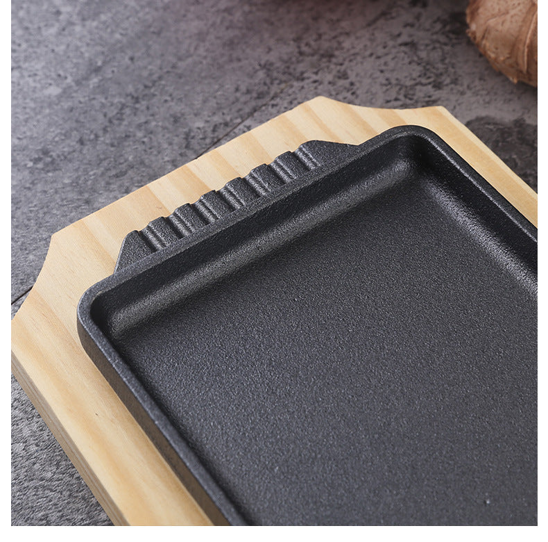 Cast Iron Teppanyaki Grill Pan