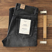Denim Cotton Men's Heavy Black Washed Denim Jeans Pant trouser