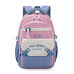 Colorful Contrast Schoolbag – Trendy Backpack for Students