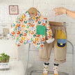 Printing Long sleeve Shirt For Boys Pants Breathable Two-piece Set for boys.