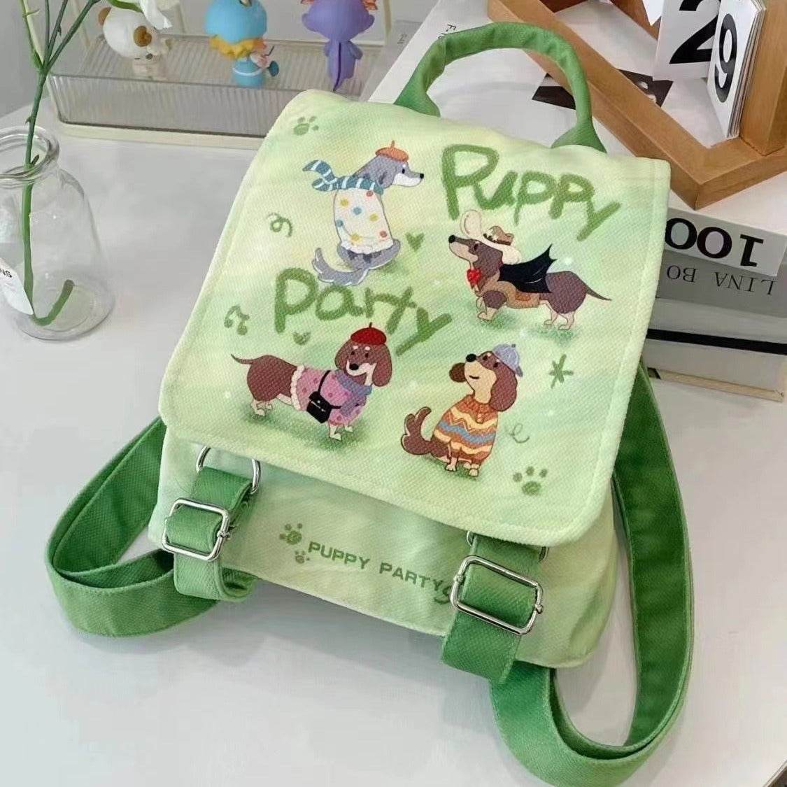 Puppy Party Backpack – Cute School Bag for Kids