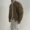 Retro Suede Street Hip pop Fashion Jacket for Men