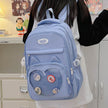 Large Capacity Kids School Backpack – Nylon Bookbag for Primary Students | Pink, Blue, Black