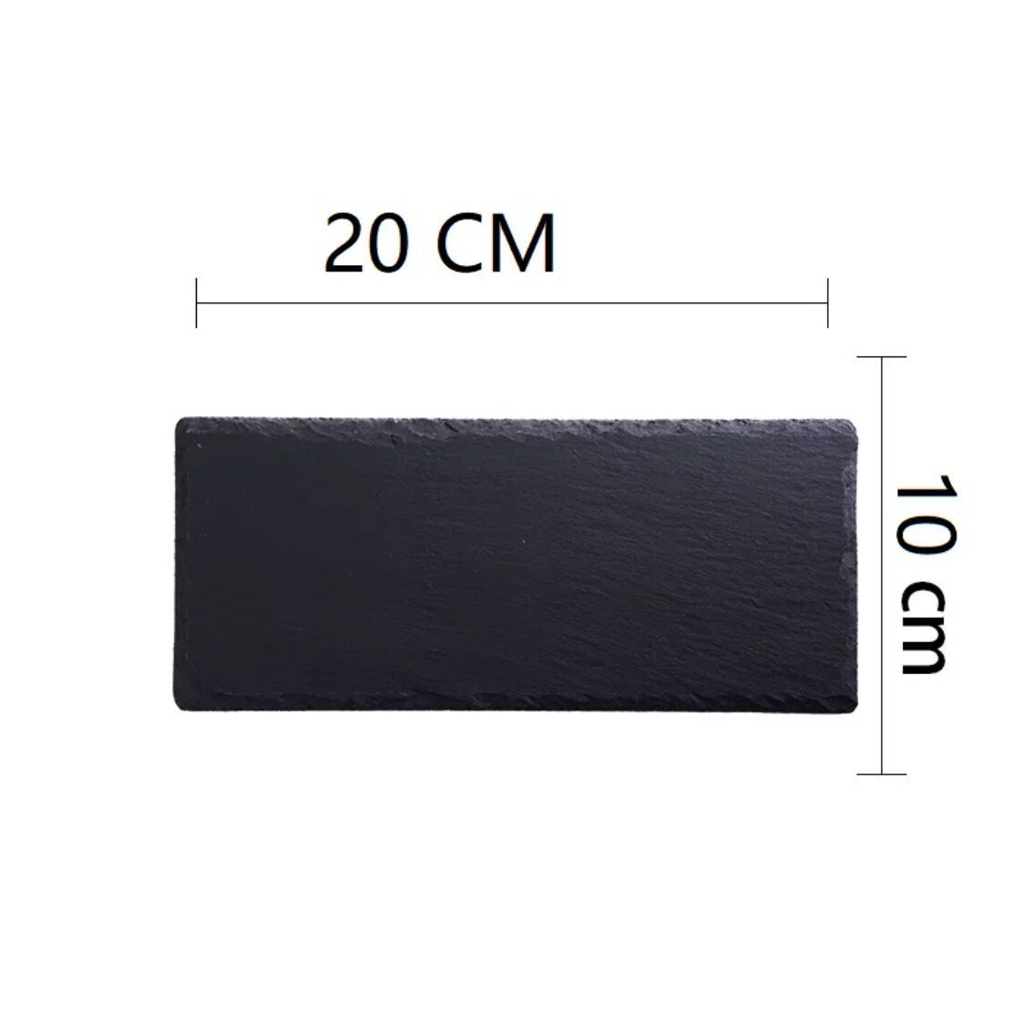 Natural Black Slate Plate