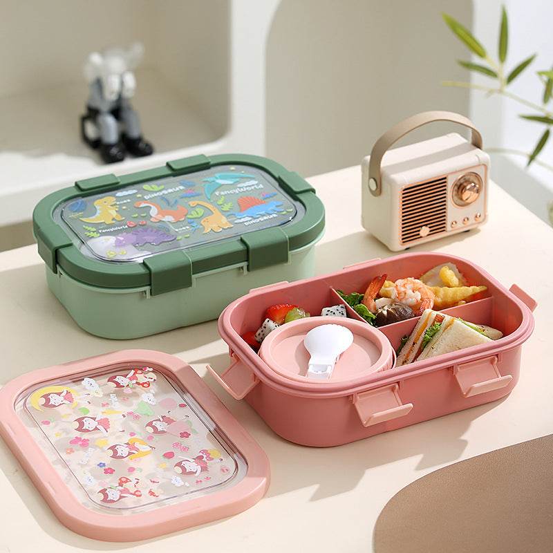 Kids Plastic Lunch Container Bento Lunch Box