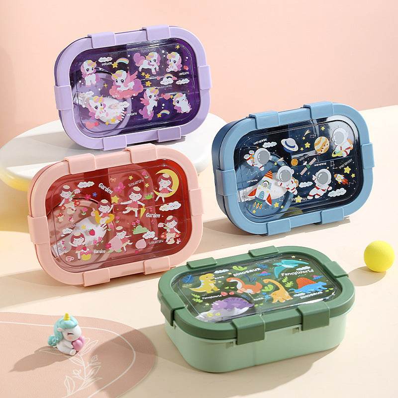 Kids Plastic Lunch Container Bento Lunch Box