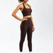 2pcs set Nude Feel Workout Outfit set Gym Clothes for women