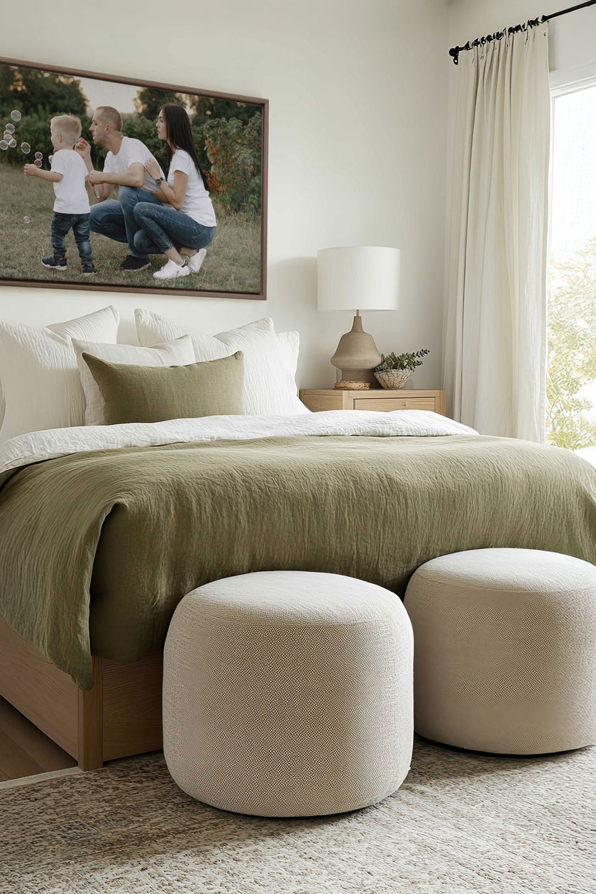 Toile étirée panoramique personnalisée (avec cadre)