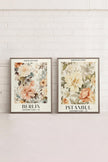DUO ASSORTIMENT FLORAL (2 Oeuvres sur toile étirée)