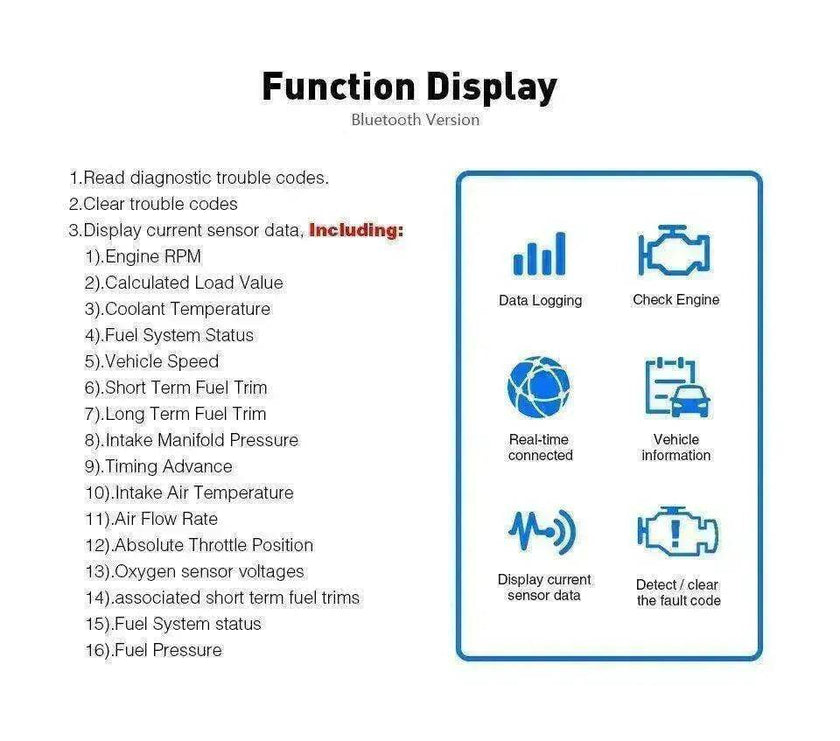 OBD2 Scanner Tool: Check Engine Fault Codes
