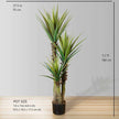 Oca Artificial Century Potted Plant 63''