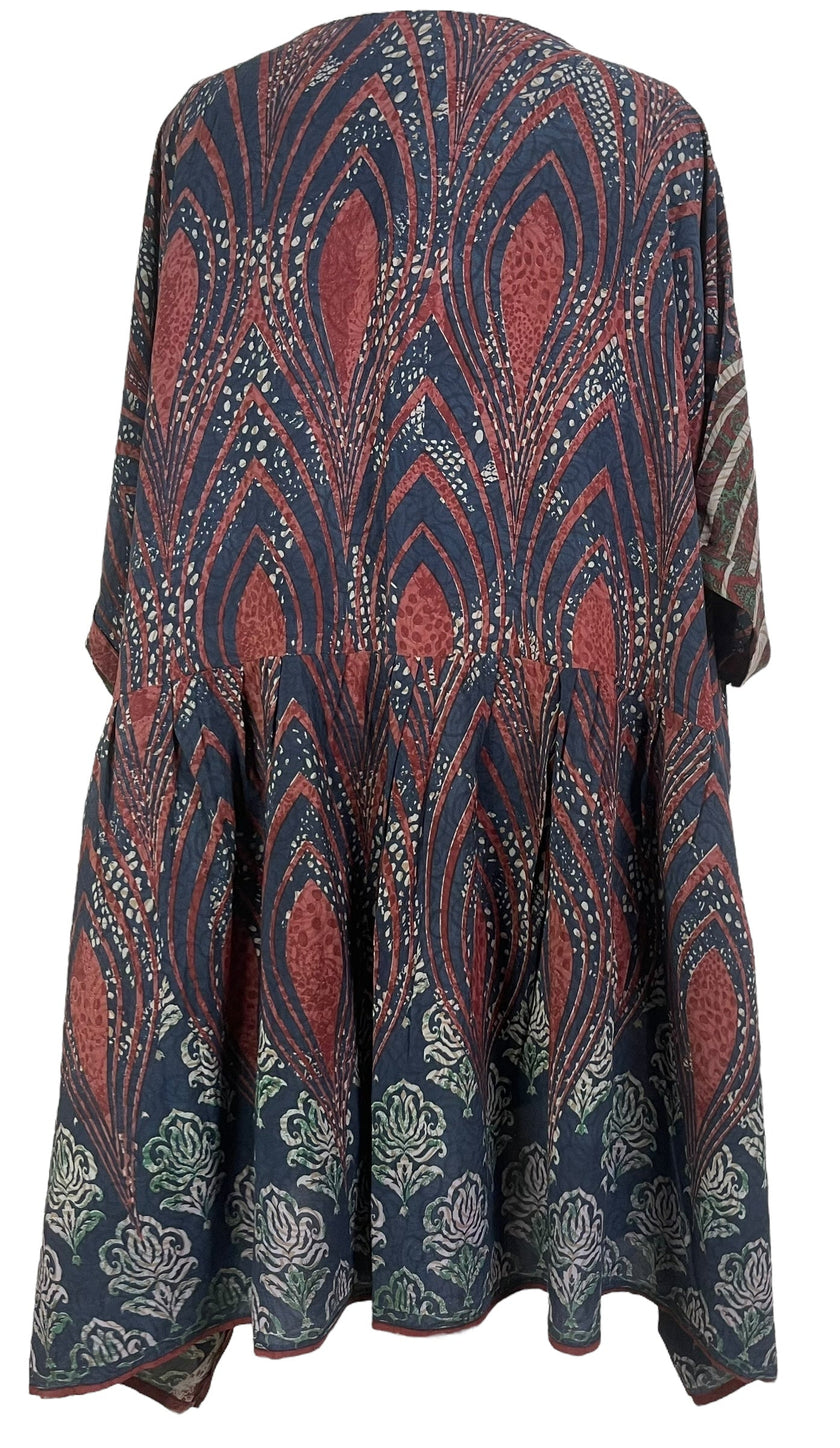 PRC6750 Avatar Pure Silk Boxy Babydoll Dress