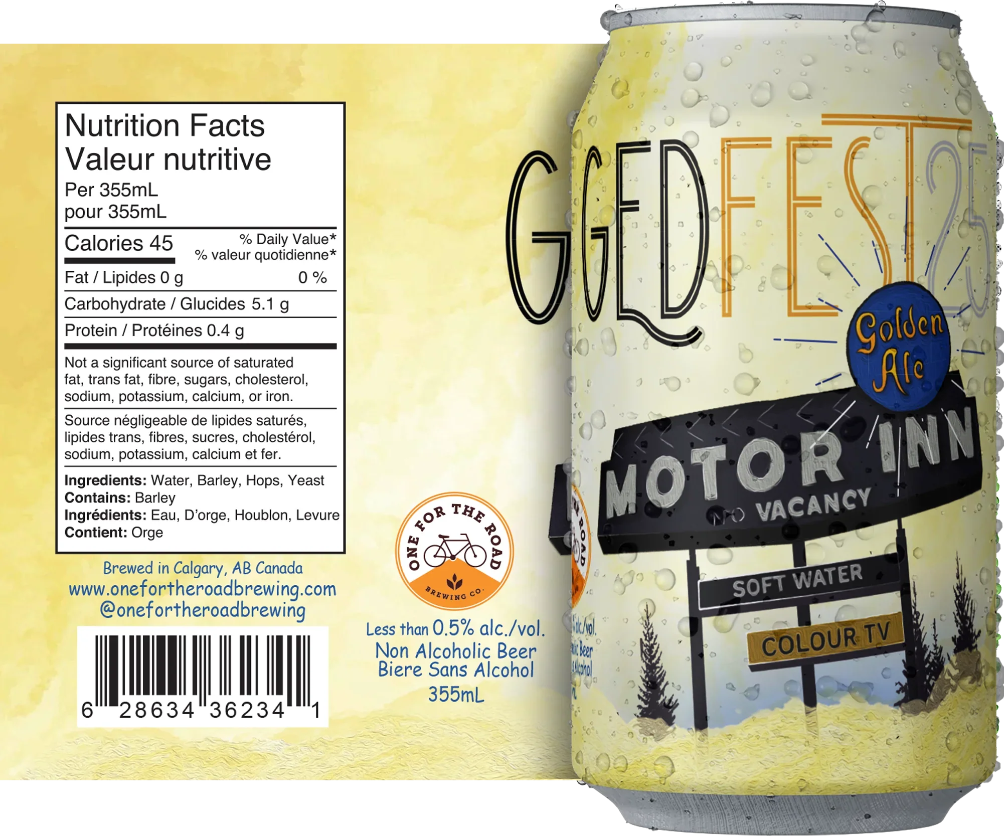 One For The Road - GEDfest 2025 Motor Inn Golden Ale - Limited Time Offer