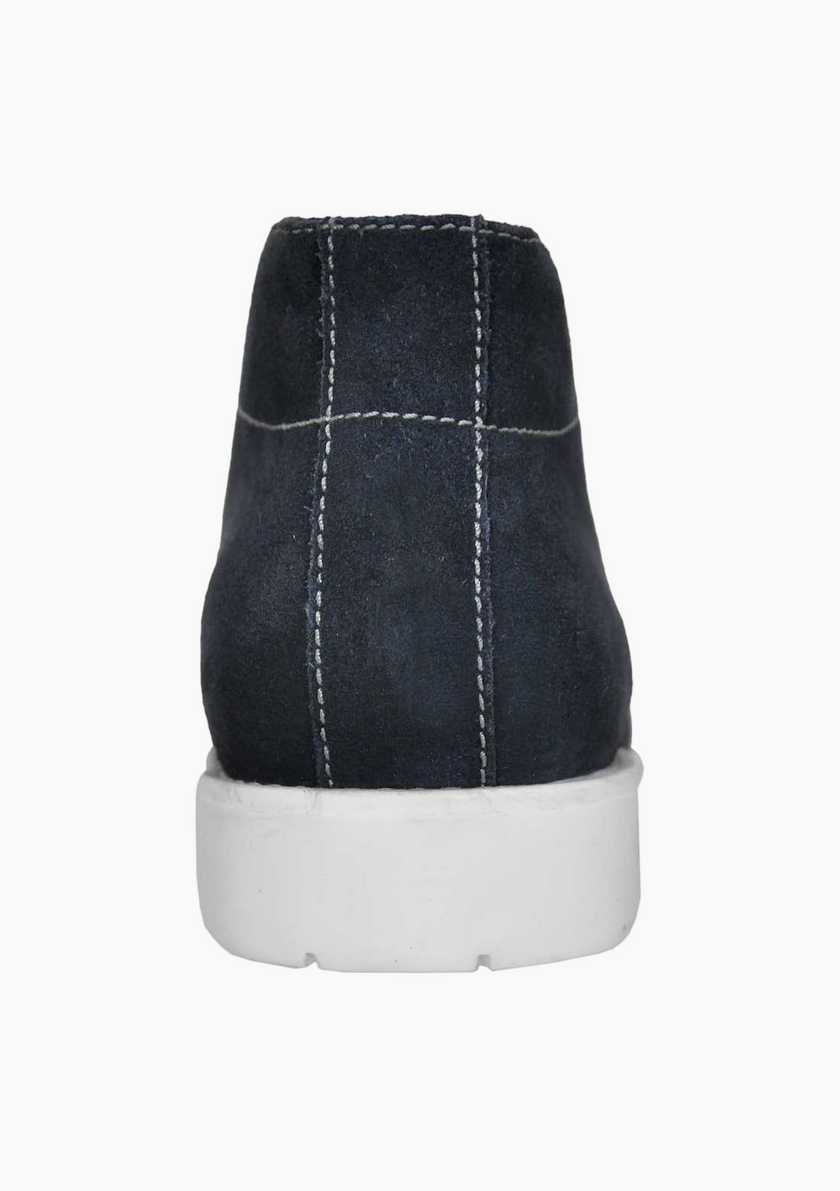 OHM Executive Style Ankle Leather Boots with Plain Toe
