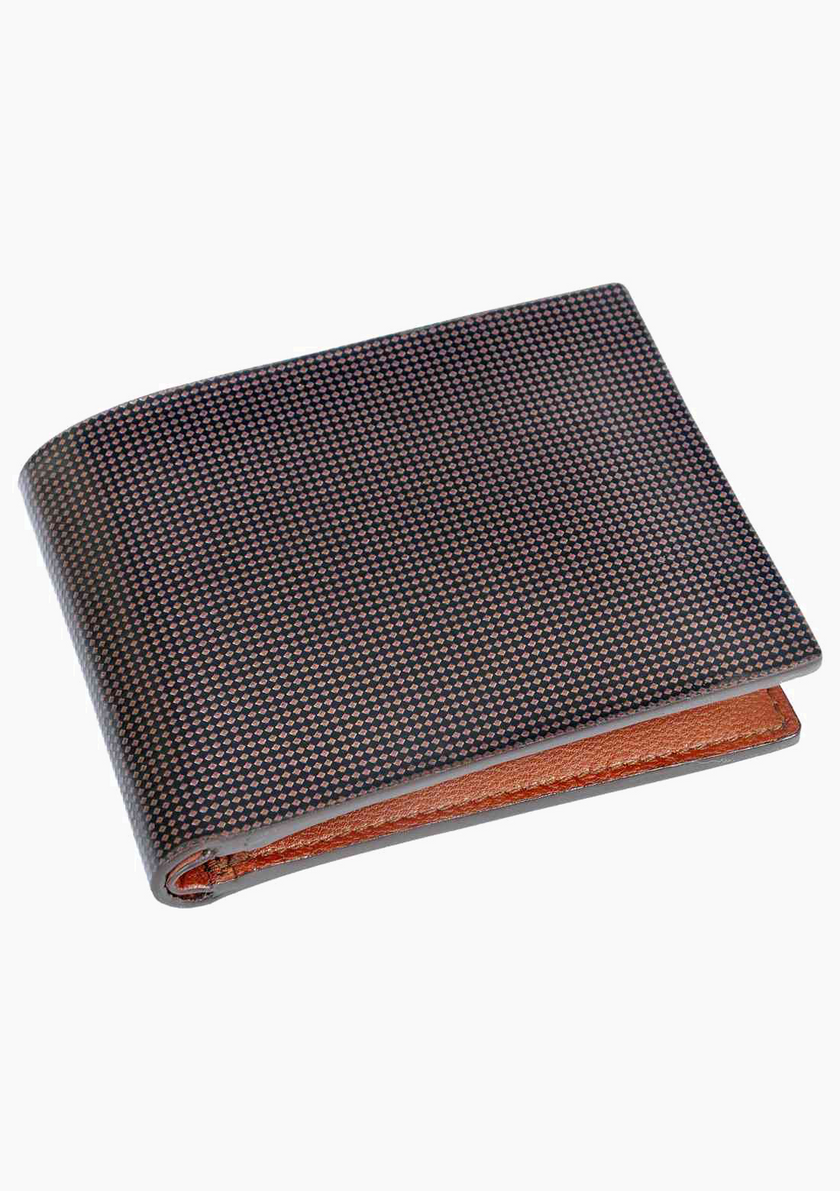 OHM New York Metallic Leather Wallet