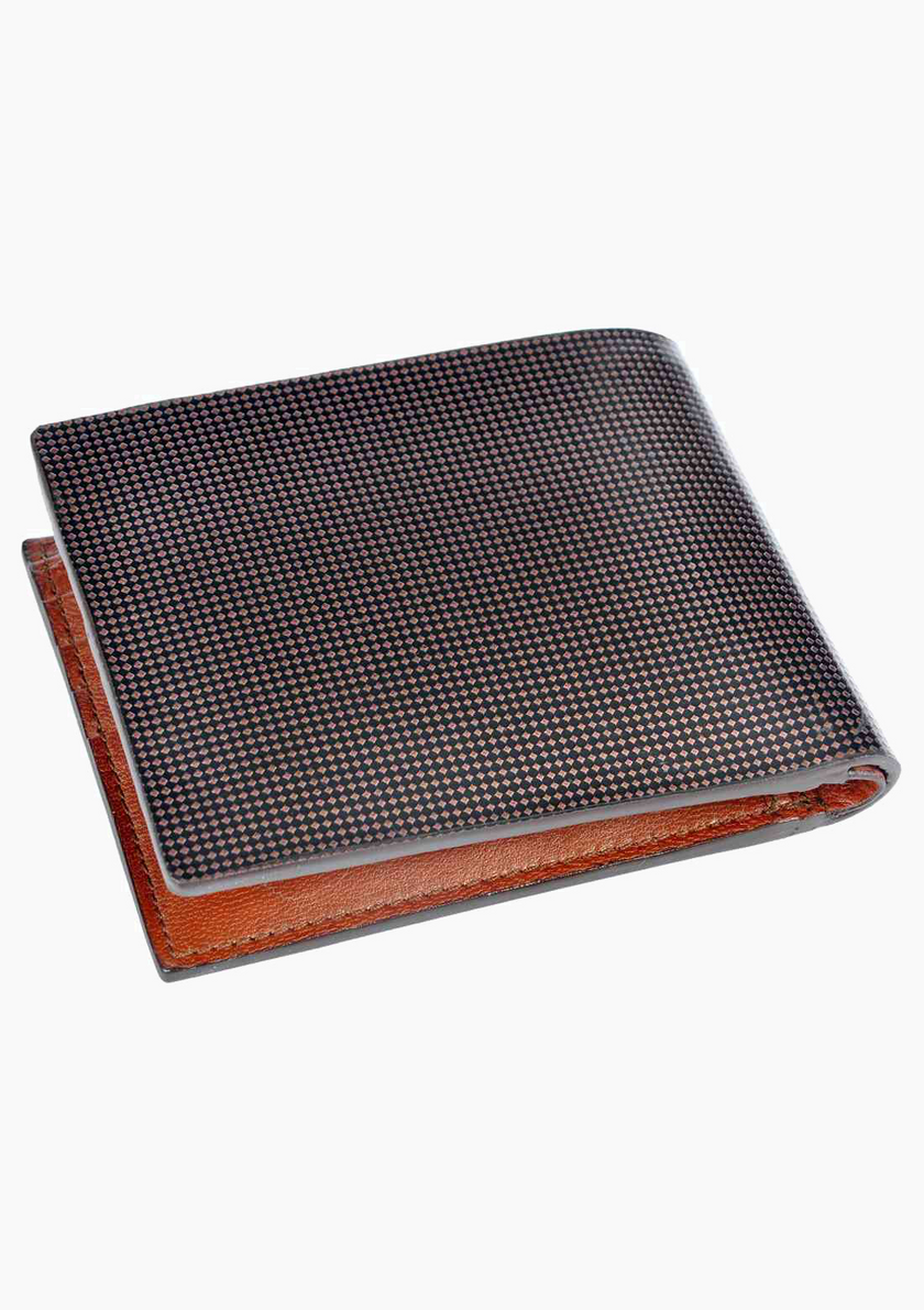 OHM New York Metallic Leather Wallet