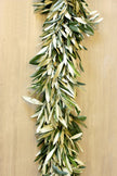 Fresh Garland Table Runner  - Eucalyptus, Baby' Breath, Ruscus