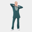 Onyx Flow Top Modest Dress – Alpha Forest Sage