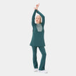 Onyx Flow Top Modest Dress – Alpha Forest Sage