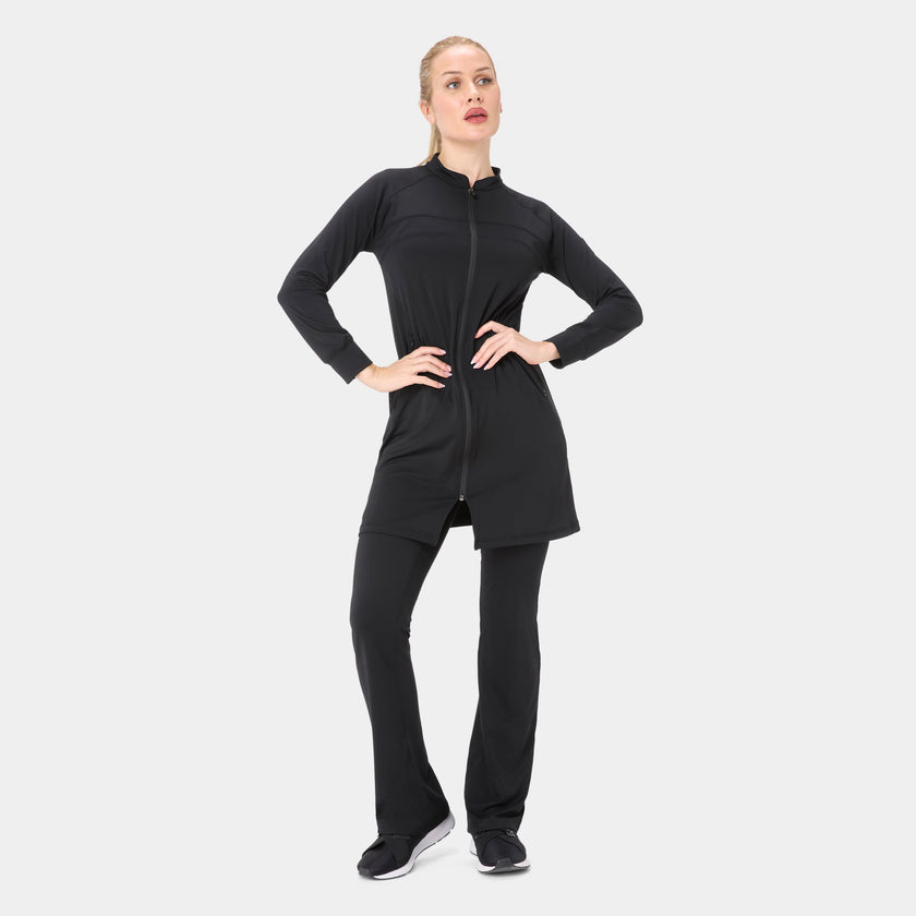 Onyx Raglan Top - War Black