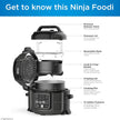 NINJA Ninja OP302 Foodi 9-in-1 Pressure Cooker & Air fryer - Factory serviced with Home Essentials warranty