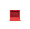 Red Mach 2 Deck Box - Hard Shell - Textured Vegan Leather