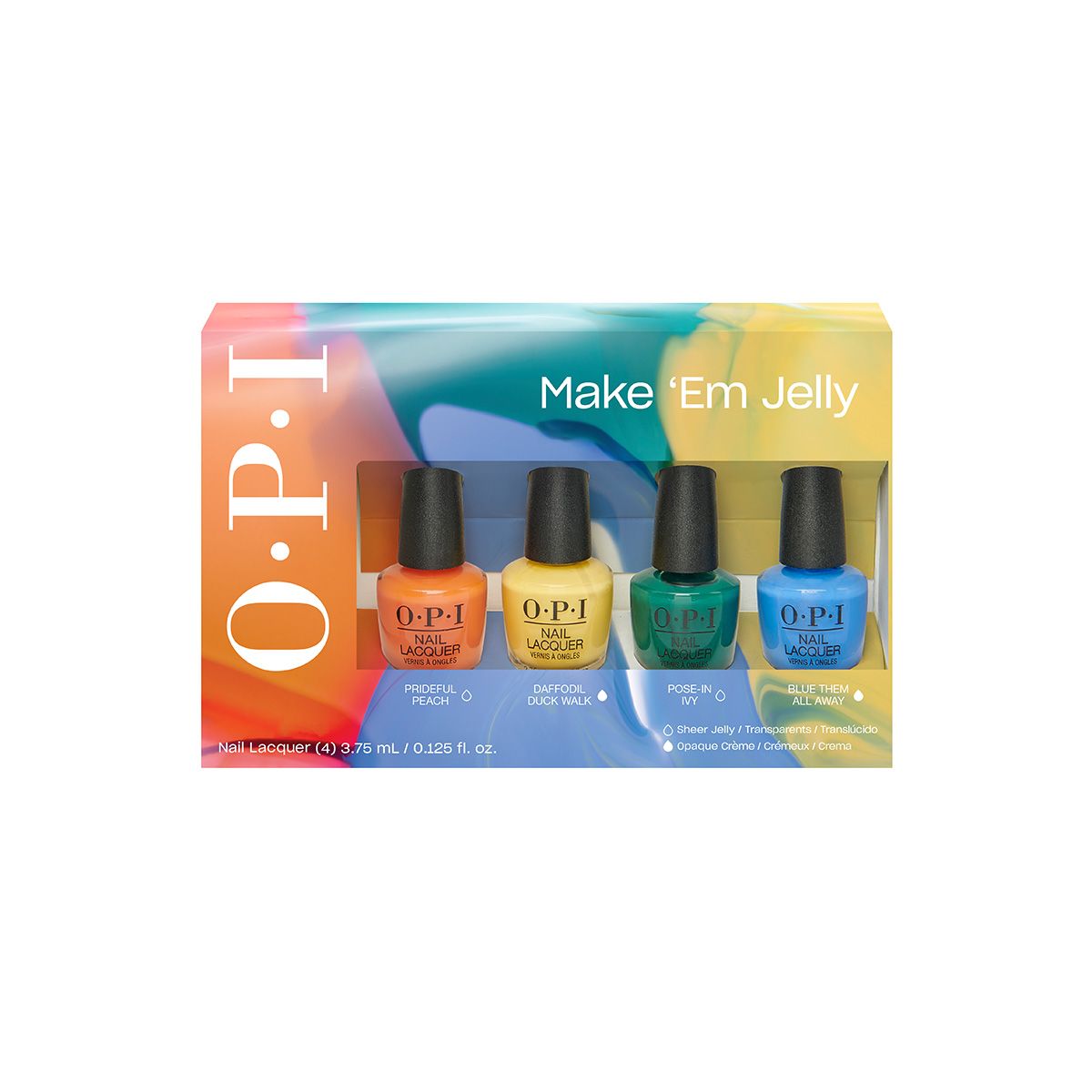 OPI - Nail Lacquer Make Em Jelly Mini Pack 4 Pcs