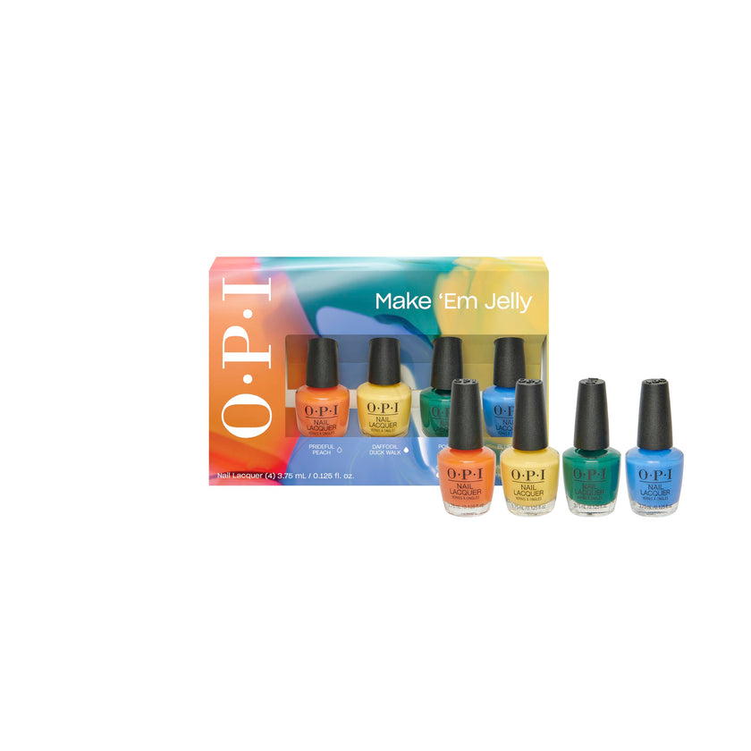 OPI - Nail Lacquer Make Em Jelly Mini Pack 4 Pcs