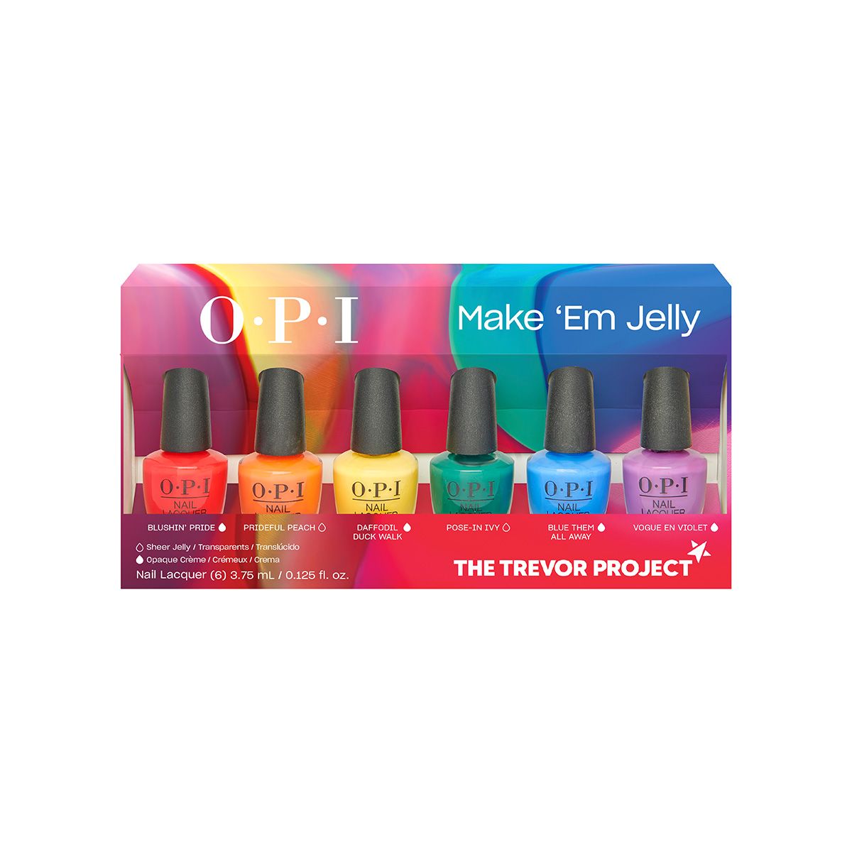 OPI - Nail Lacquer Make Em Jelly Mini Pack 6 Pcs