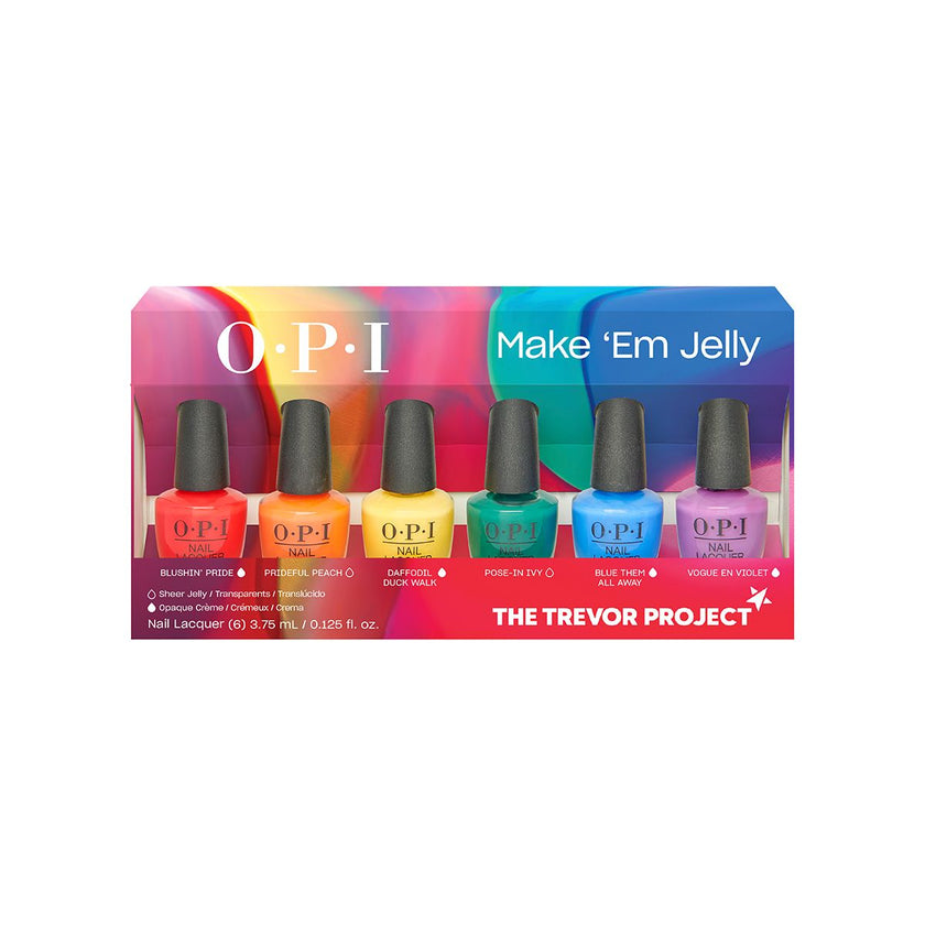 OPI - Nail Lacquer Make Em Jelly Mini Pack 6 Pcs