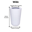 Ora - White Brass Planter