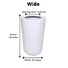 Ora - White Brass Planter