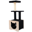Hut Hideout - Deluxe 3-Level Cat Tree