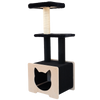 Hut Hideout - Deluxe 3-Level Cat Tree