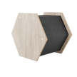 The Hexagone Scratchable Cat House