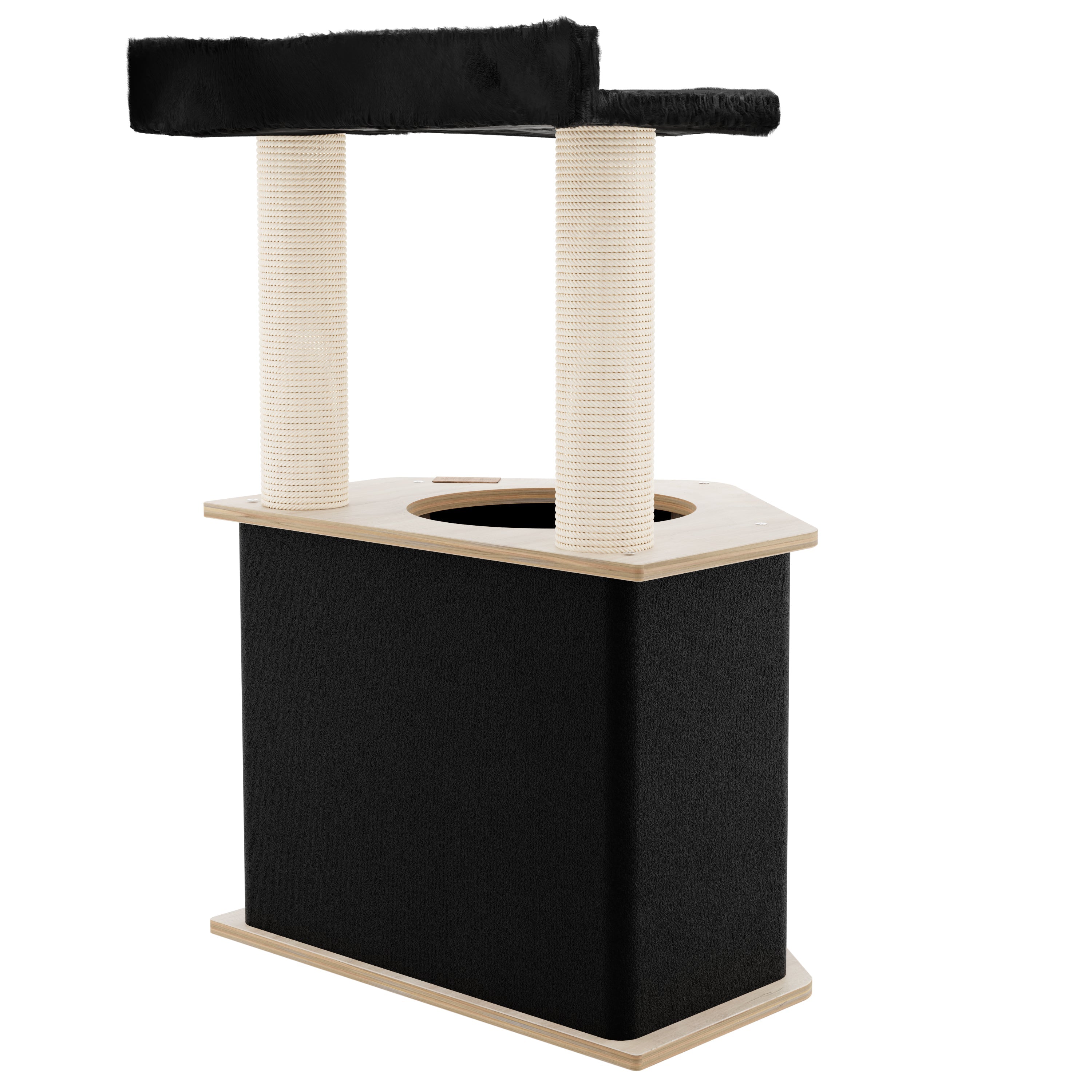 The Lodge Hideout - 2-Level Cat Tree