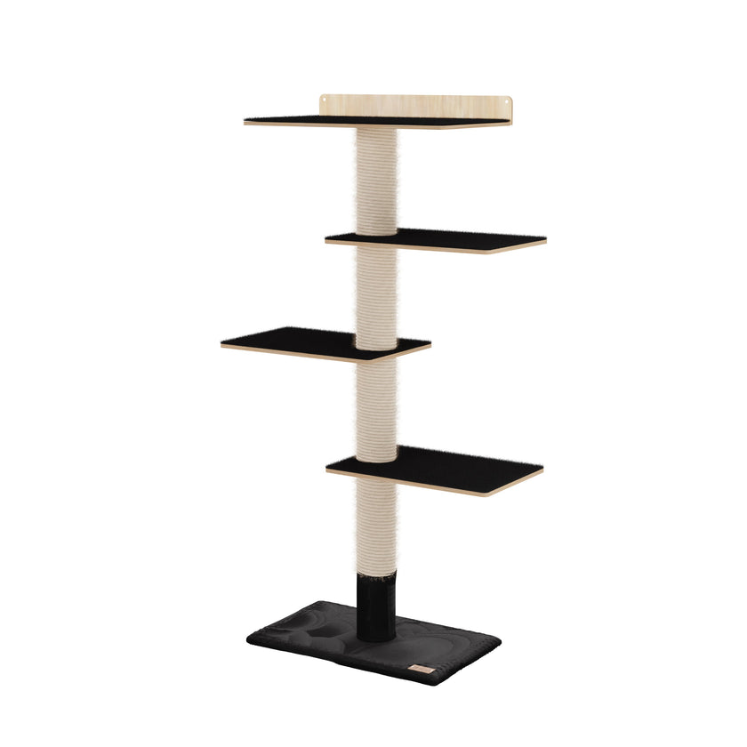 72 inches Wall Mounted Cat Tower - Perfect for small spaces
