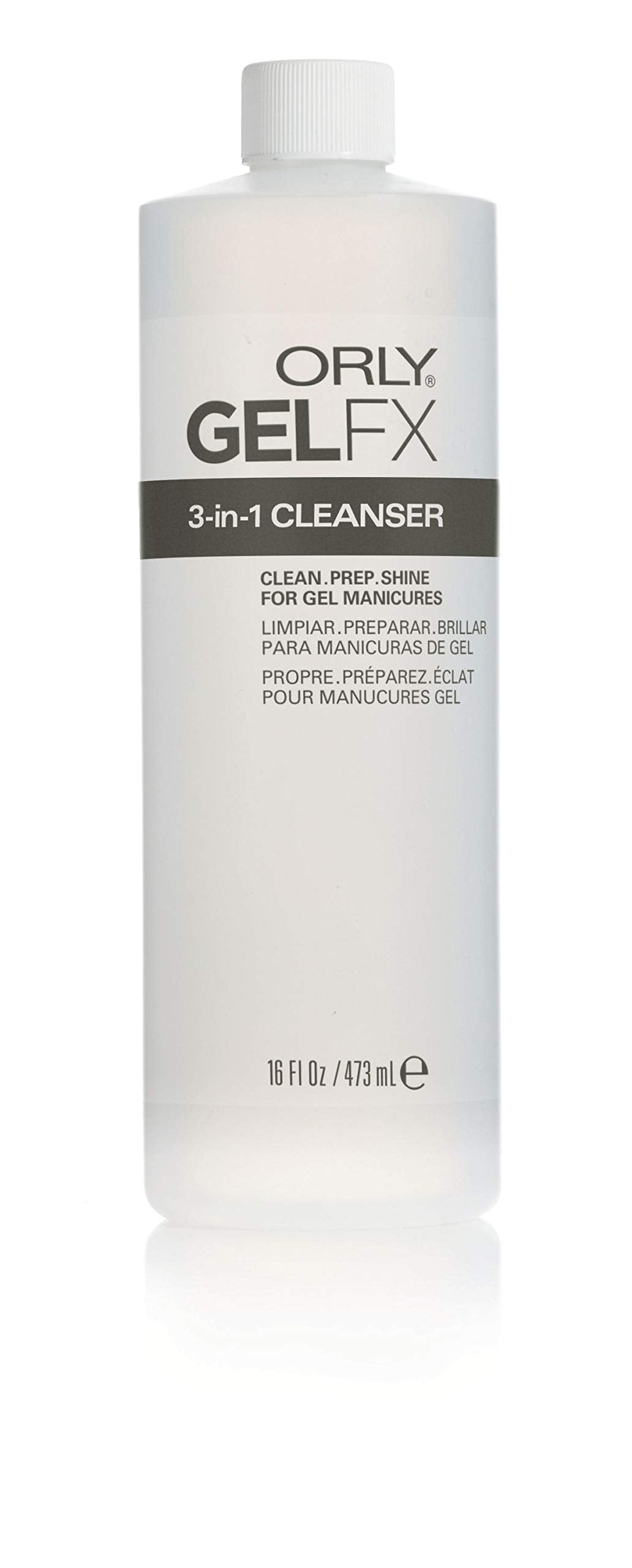 ORLY - GelFx 3 In 1 Cleanser Professional Nail Care Solution For Cleanse And Prep