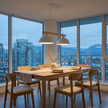 OSLO White Scandinavian Pendant Light for Kitchen Island & Dining