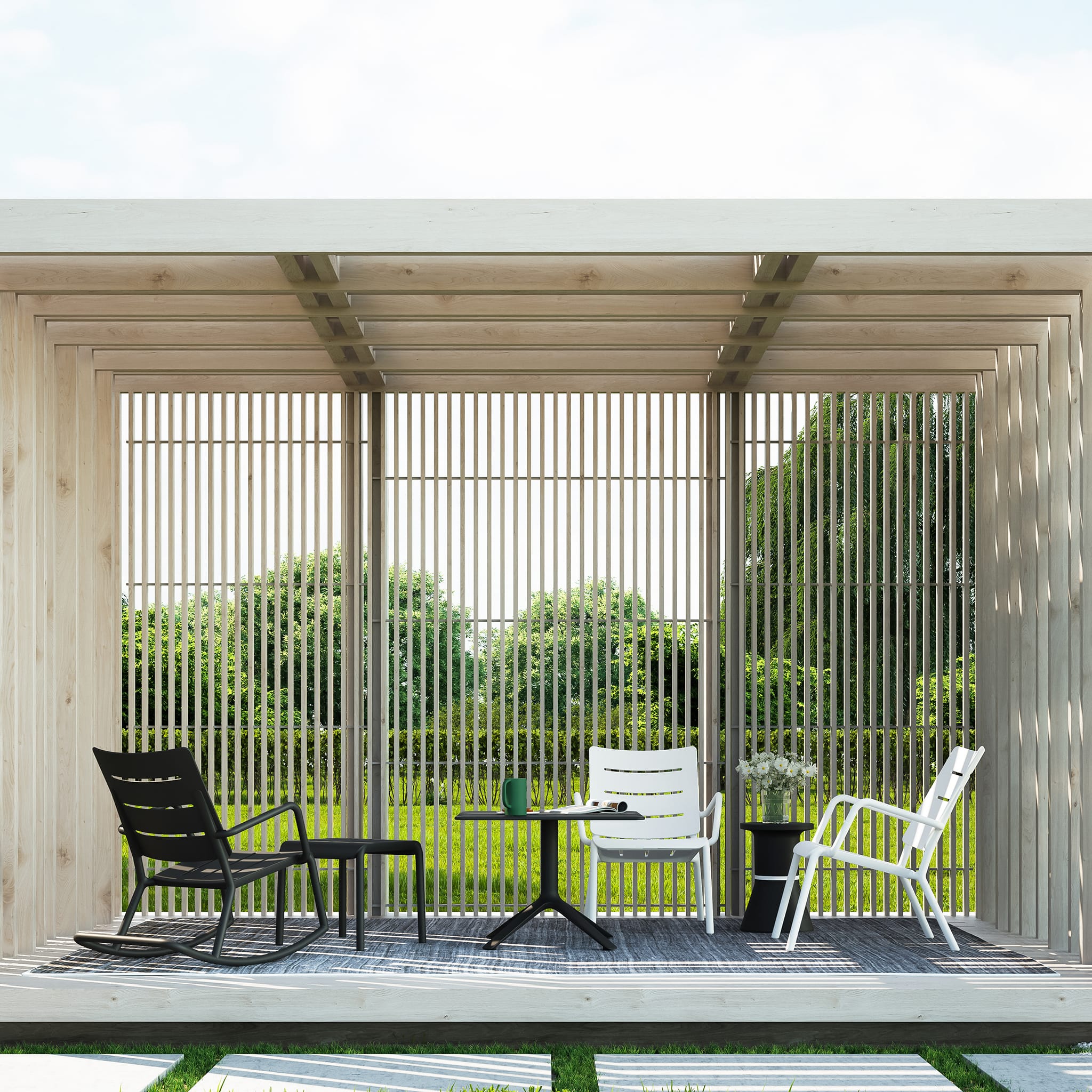 EEX Square Side Table<br> Indoor & Outdoor Use